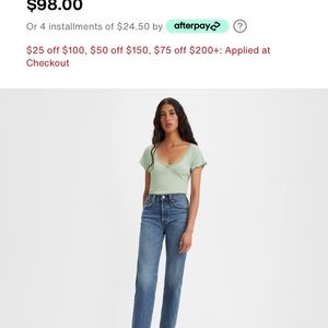 Levi’s Wedgie Jean
